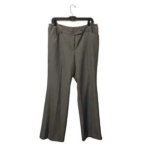 George Plus Size Grey Mid Rise Dress Pants 14
